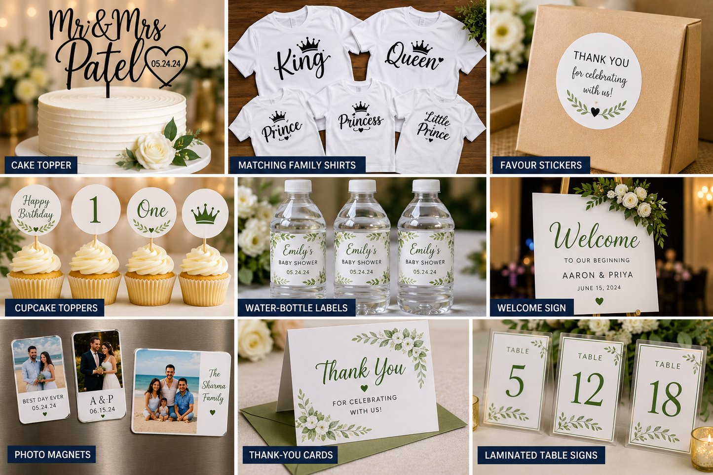 Special event packages